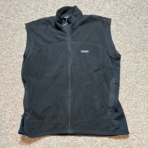 Patagonia better sweater Vest mens size XL black outdoor hiking full zip jacket